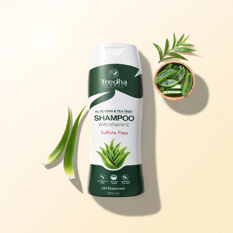 Tredha Aloevera & Tea Tree Shampoo