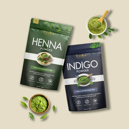 Tredha Natural Henna & Indigo Powder