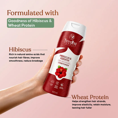 Tredha Hibiscus & Wheat Protein Hair Moisturising Conditioner