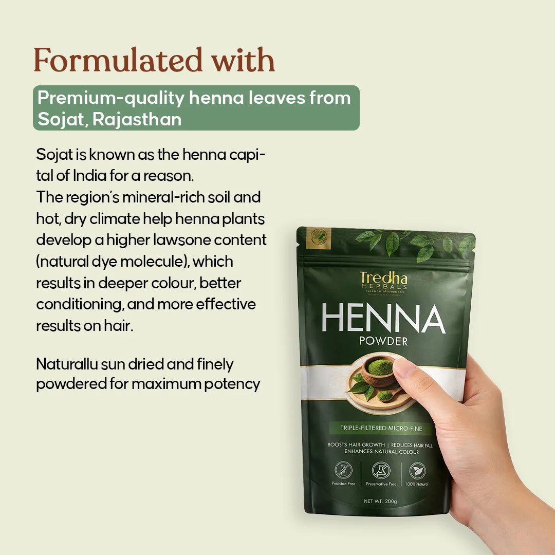 Tredha Natural Henna Powder