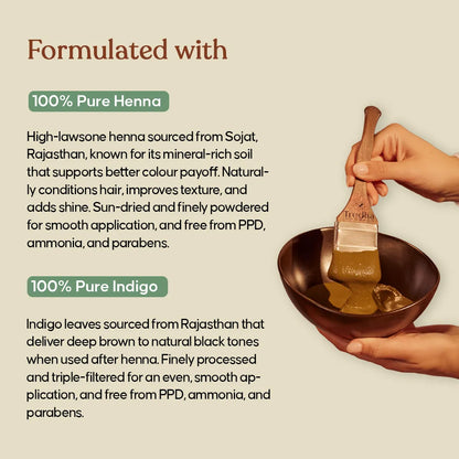 Tredha Natural Henna & Indigo Powder
